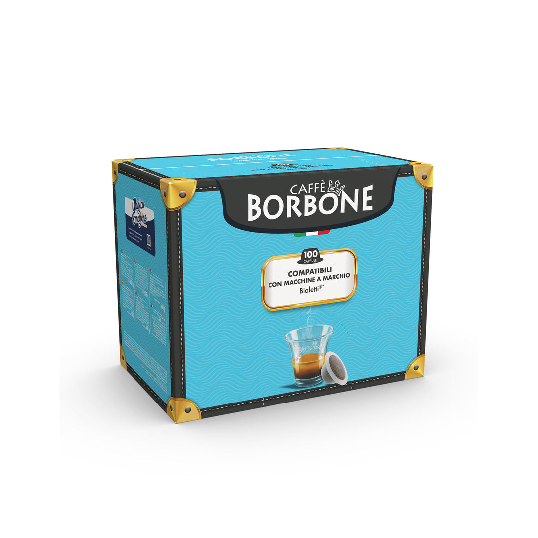 100 Capsule Bialetti - Miscela ROSSA Caffè Borbone