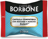 100 Capsule Bialetti - Miscela ROSSA Caffè Borbone