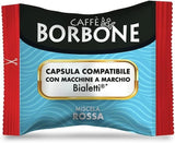 100 Capsule Bialetti - Miscela ROSSA Caffè Borbone