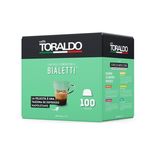 100 Capsule Compatibili Bialetti Toraldo - Miscela Classica