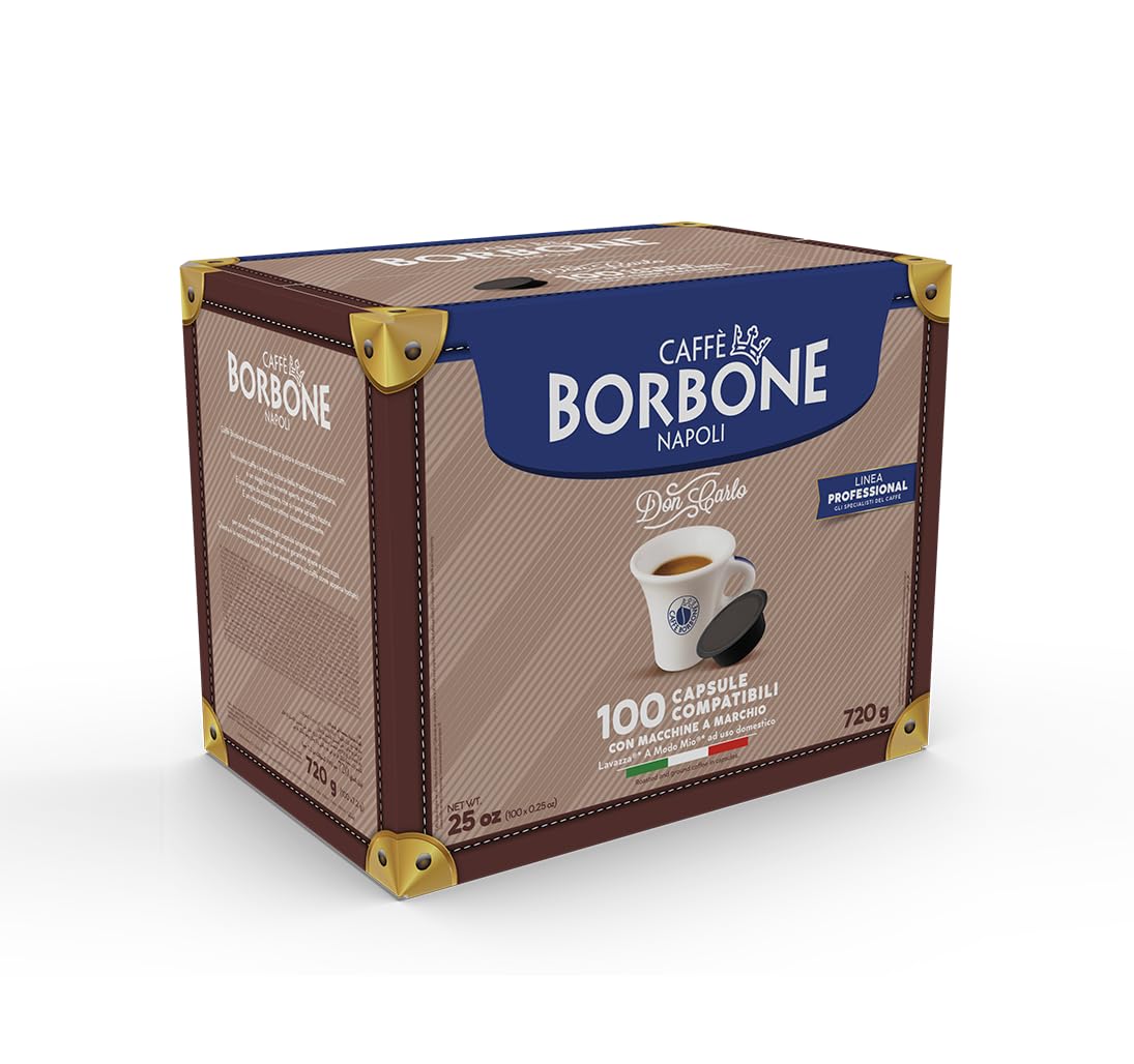 100 Capsule Borbone Don Carlo Nera – Compatibili Lavazza A Modo Mio
