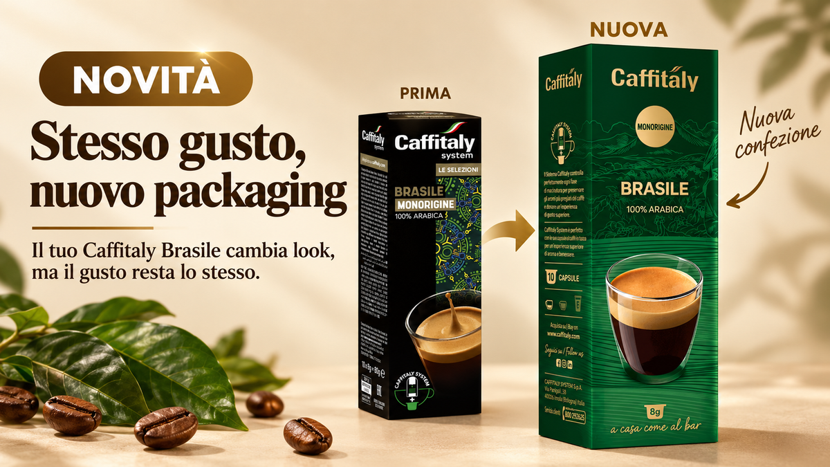 10 Capsule Caffè Caffitaly System - Brasile 100% Arabica