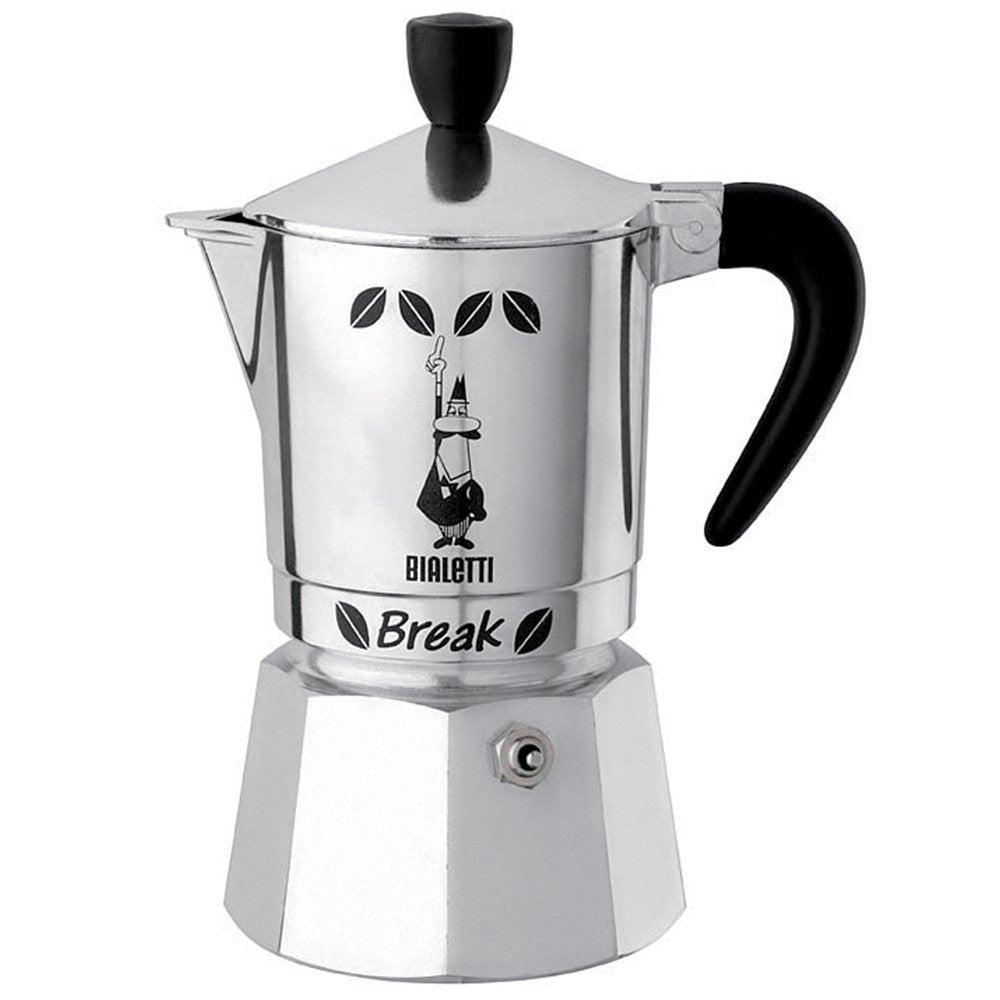 Bialetti Break Nera Caffettiera da 3 Tazze