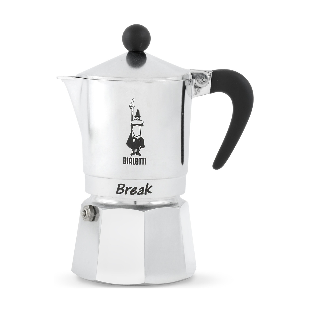 Bialetti Break Nera Caffettiera da 3 Tazze