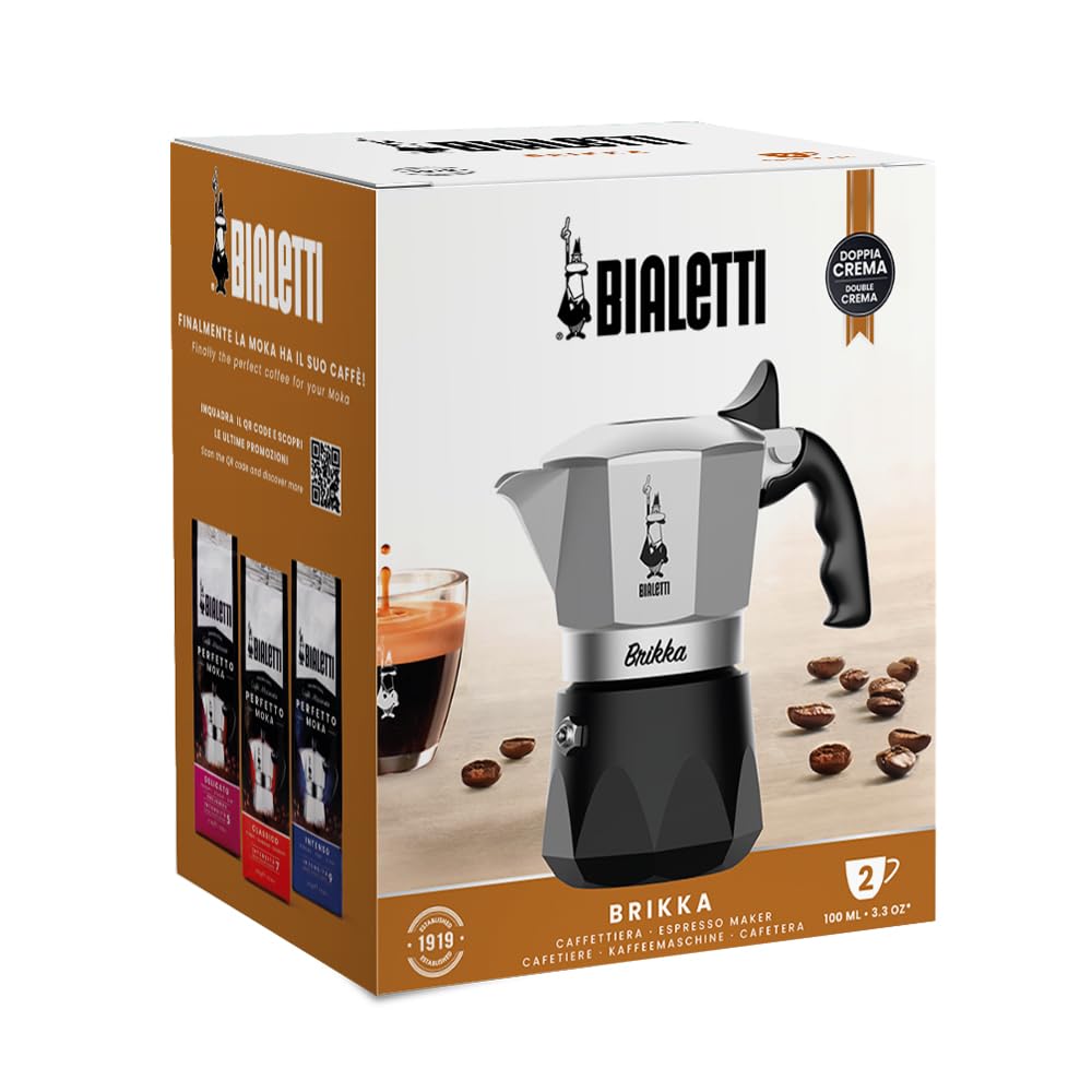 Moka Bialetti New Brikka - caffettiera per moka (100 ml)