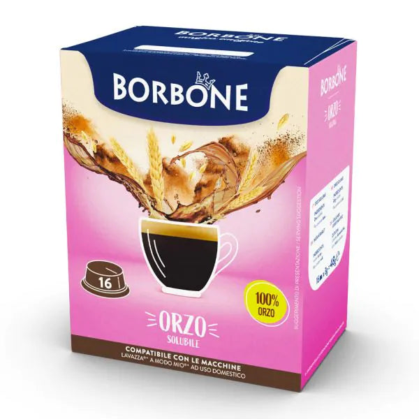 16 Capsule Borbone Compatibili A Modo Mio Orzo