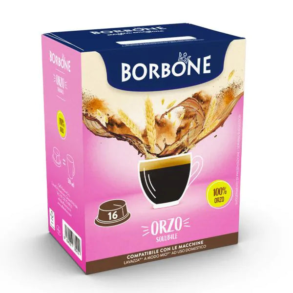 16 Capsule Borbone Compatibili A Modo Mio Orzo