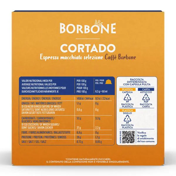 16 Capsule Borbone Compatibili Dolce Gusto Cortado