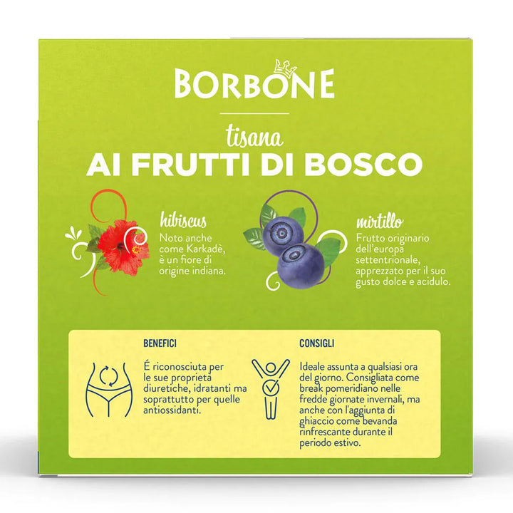 16 Capsule Borbone Compatibili Dolce Gusto Frutti di Bosco