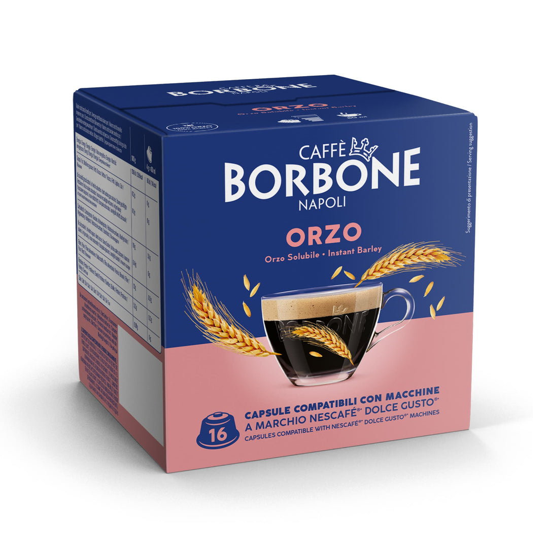 16 Capsule Borbone Compatibili Dolce Gusto Orzo