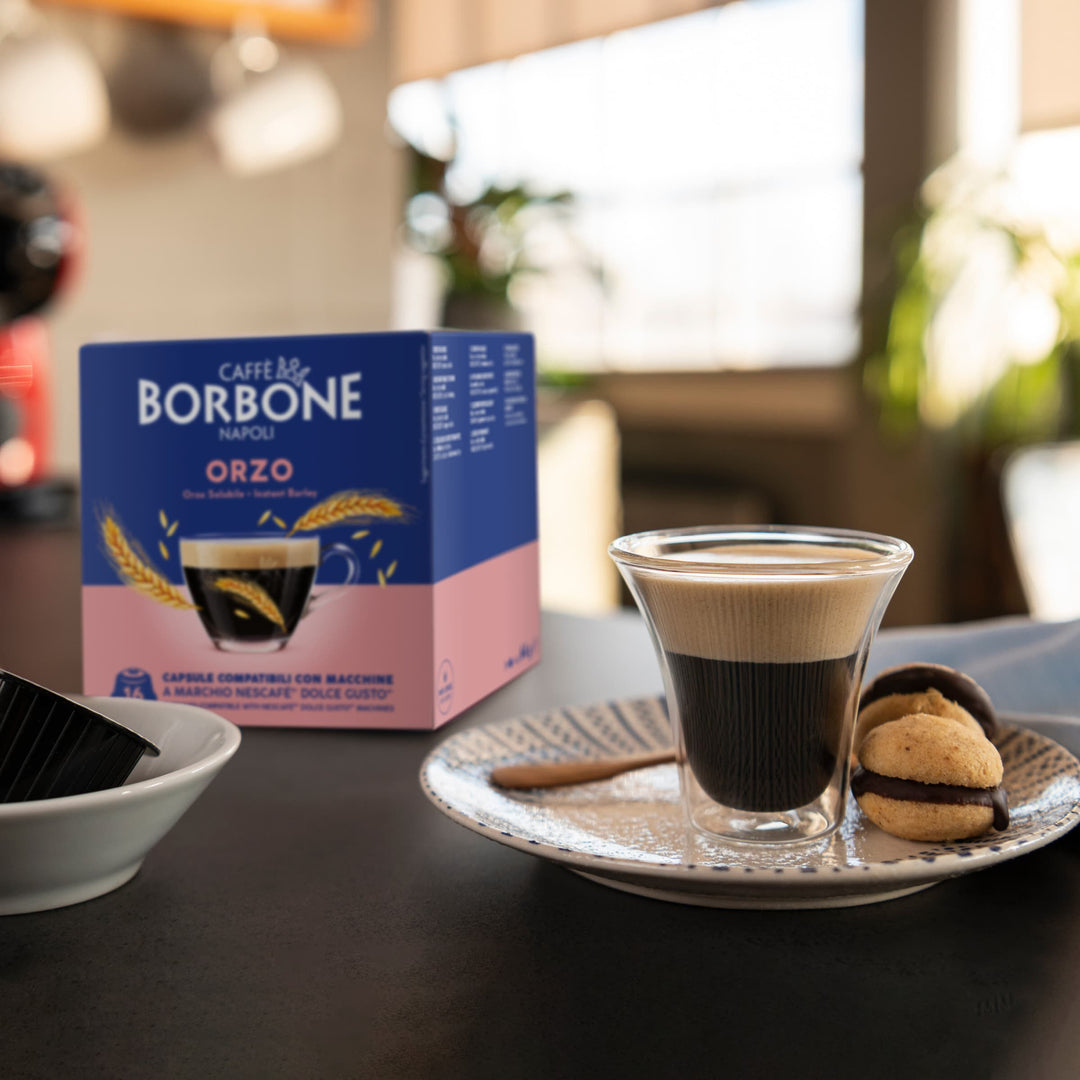 16 Capsule Borbone Compatibili Dolce Gusto Orzo