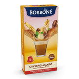 10 Capsule Borbone Compatibili Nespresso Ginseng Amaro