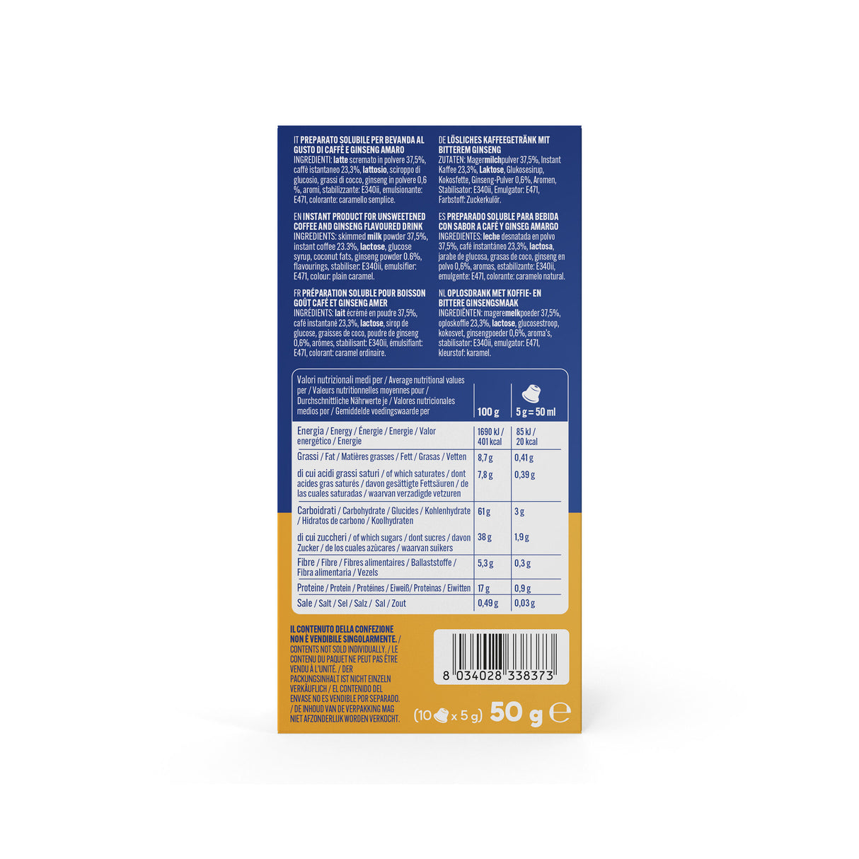 10 Capsule Borbone Compatibili Nespresso Ginseng Amaro