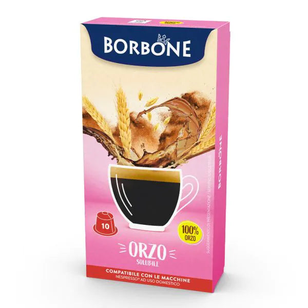 10 Capsule Borbone Compatibili Nespresso Orzo