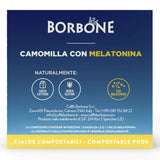 18 Cialde Borbone per Camomilla con Melatonina cialde ESE 44mm
