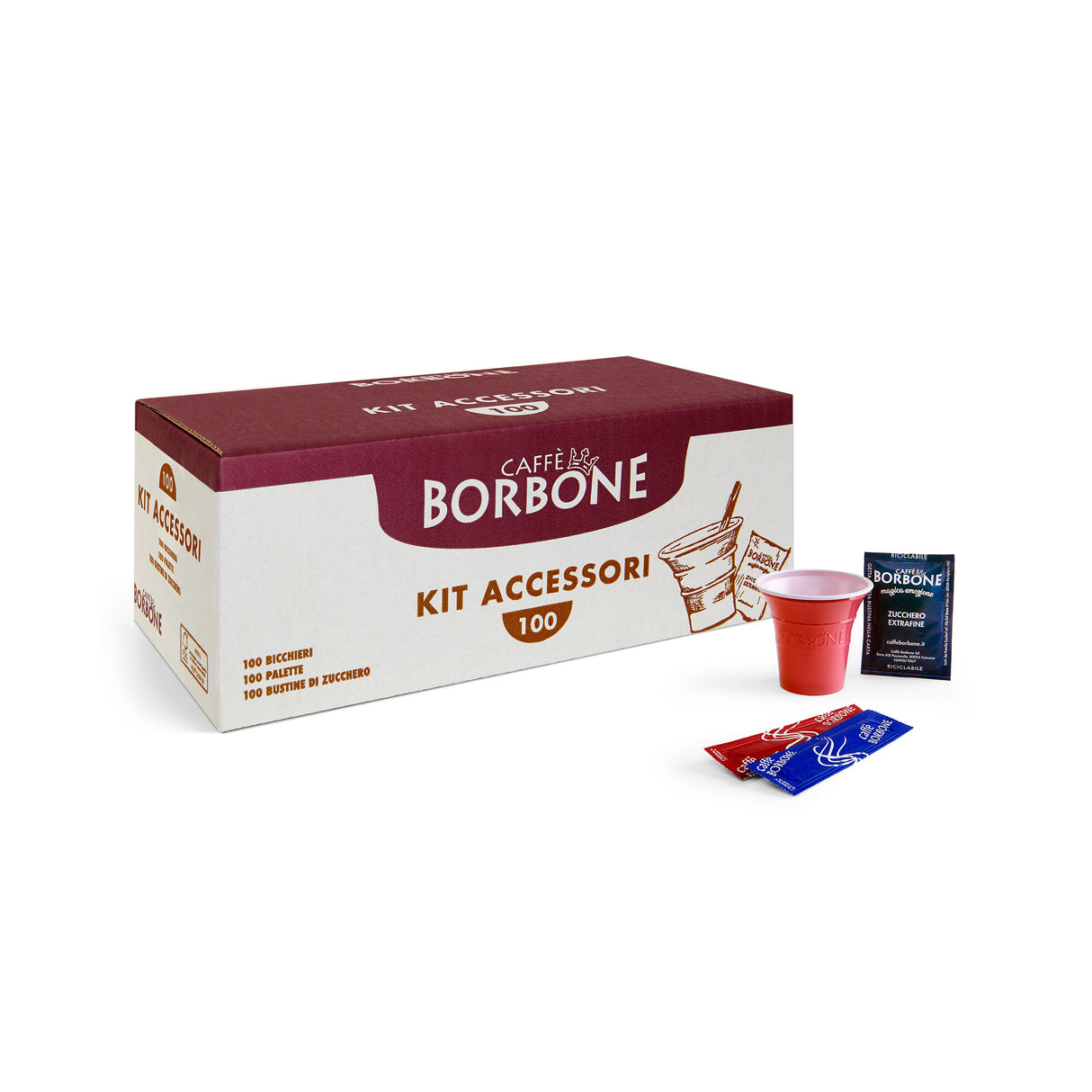 100 Kit Accessori Borbone pz
