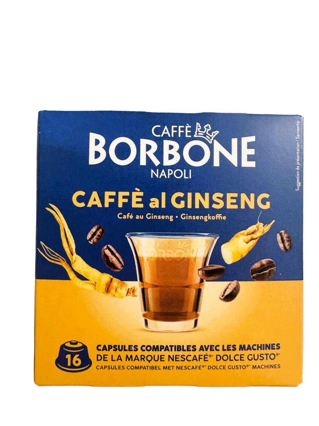 Caffè Borbone Ginseng – 16 Capsule Compatibili Dolce Gusto