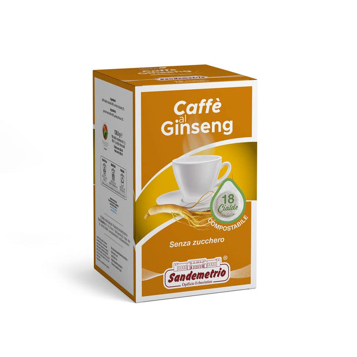 Sandemetrio Caffè al Ginseng - 18 Cialde ESE 44mm