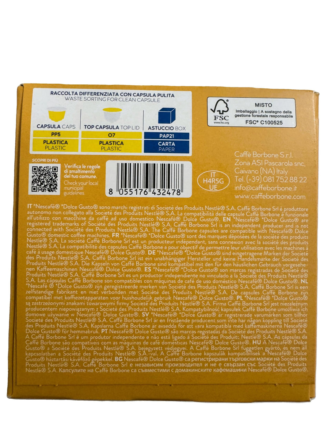 Caffè Borbone Ginseng – 16 Capsule Compatibili Dolce Gusto