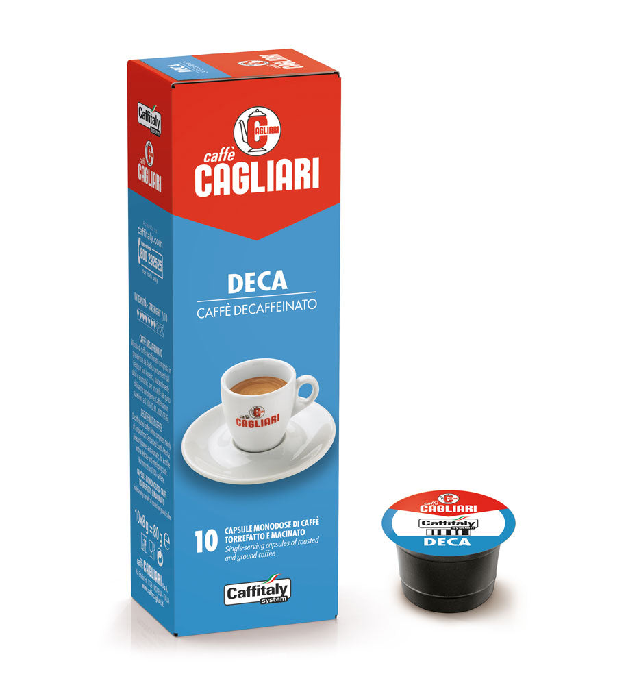 10 Capsule Caffè Cagliari Decaffeinato – Compatibili Caffitaly System