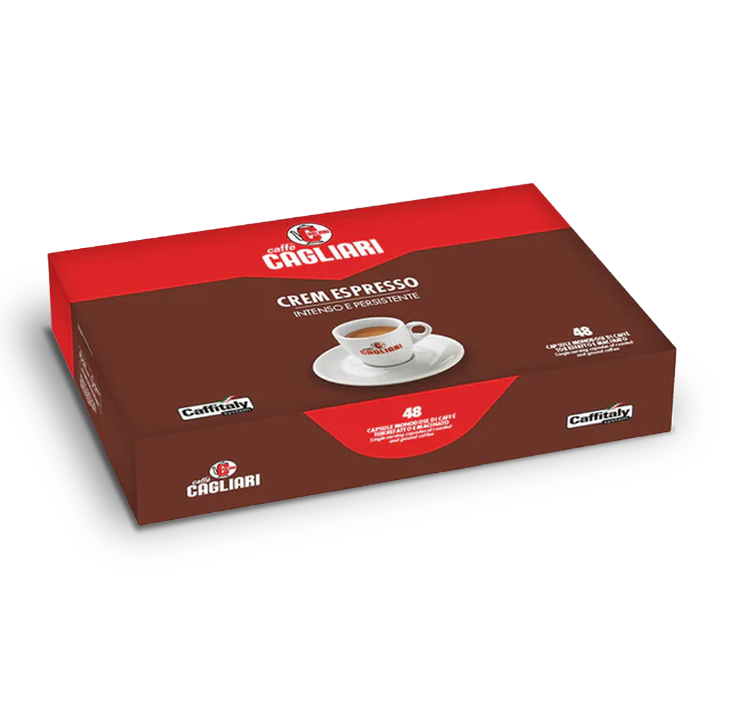48 Capsule Caffè Caffitaly System - Confezione Risparmio - Crem Espresso Cagliari