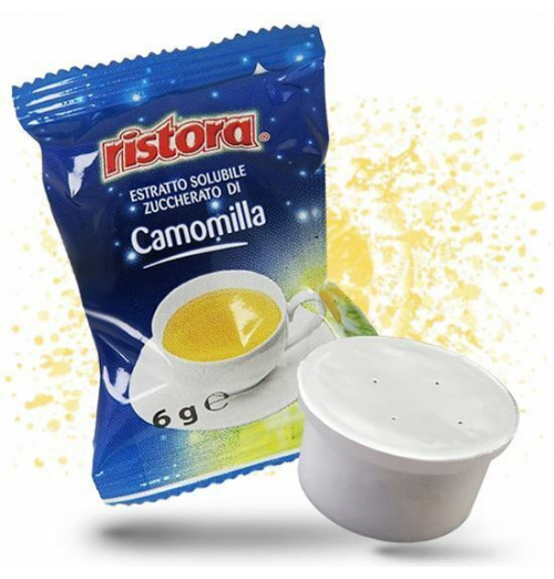 Ristora 25 Capsule Compatibili Espresso Point - Camomilla - Naturale e Rilassante