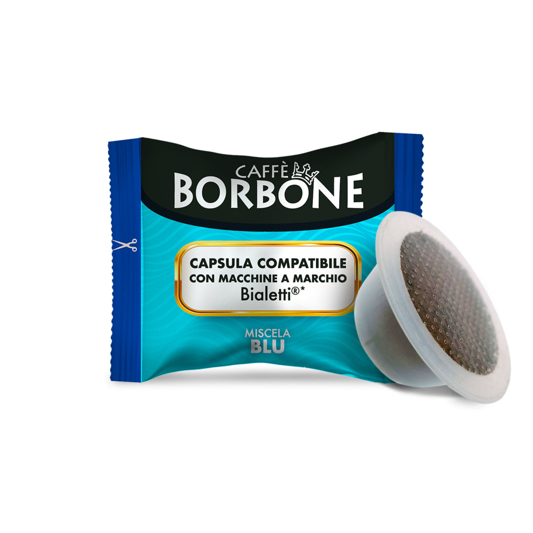 100 Capsule Bialetti - Miscela BLU Caffè Borbone