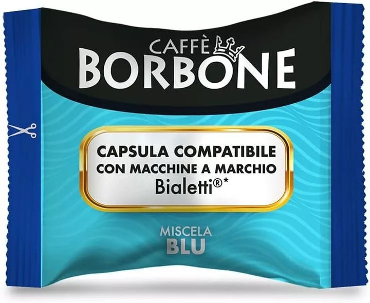 100 Capsule Bialetti - Miscela BLU Caffè Borbone