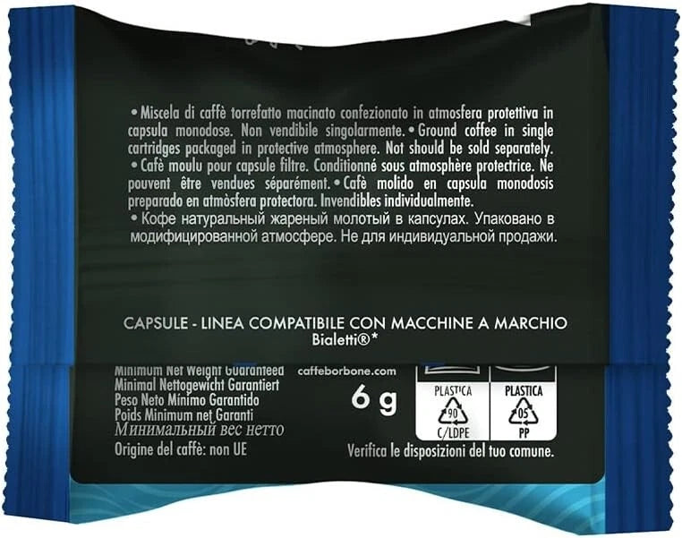 100 Capsule Bialetti - Miscela BLU Caffè Borbone