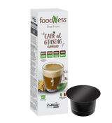 10 Capsule Ginseng Amaro Foodness – Compatibili Caffitaly System, Senza Zuccheri Aggiunti