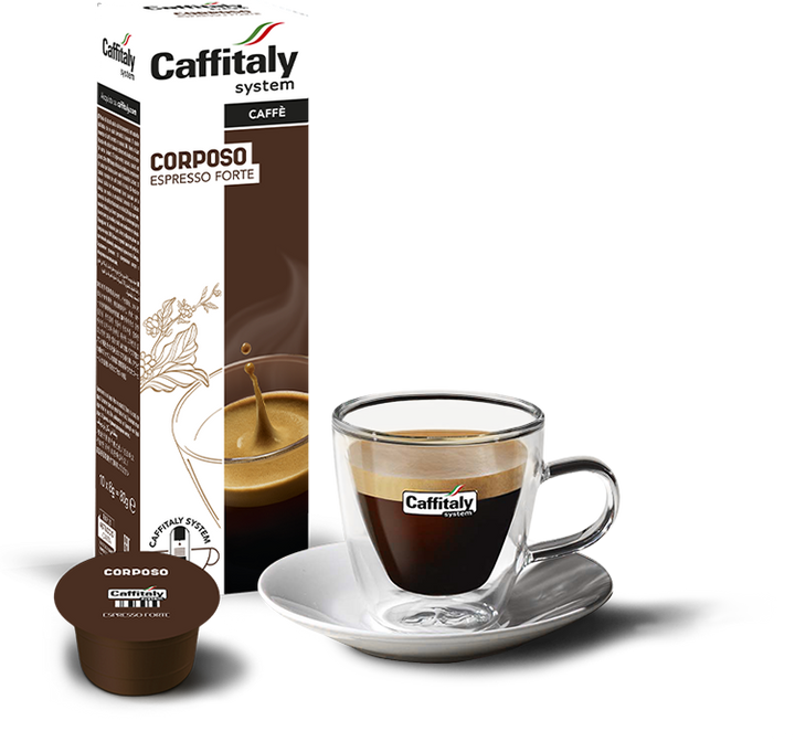 10 Capsule Caffitaly System Corposo – Espresso Forte