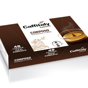 Caffitaly Corposo Espresso Forte - 48 Capsule Maxi Pack Risparmio per Caffitaly System