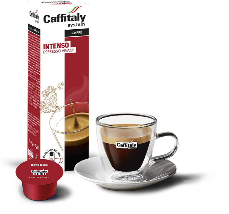 10 Capsule Intenso Espresso Vivace Caffitaly System – Caffè Energico e Aromatico
