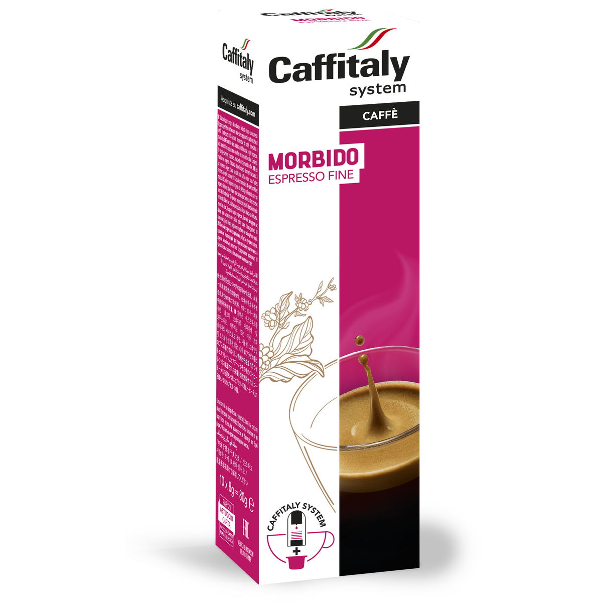 10 Capsule Caffitaly System Caffè Morbido Espresso Fine