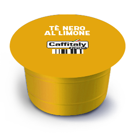10 Capsule Caffitaly System Caffè Te Nero al Limone