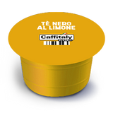 10 Capsule Caffitaly System Caffè Te Nero al Limone