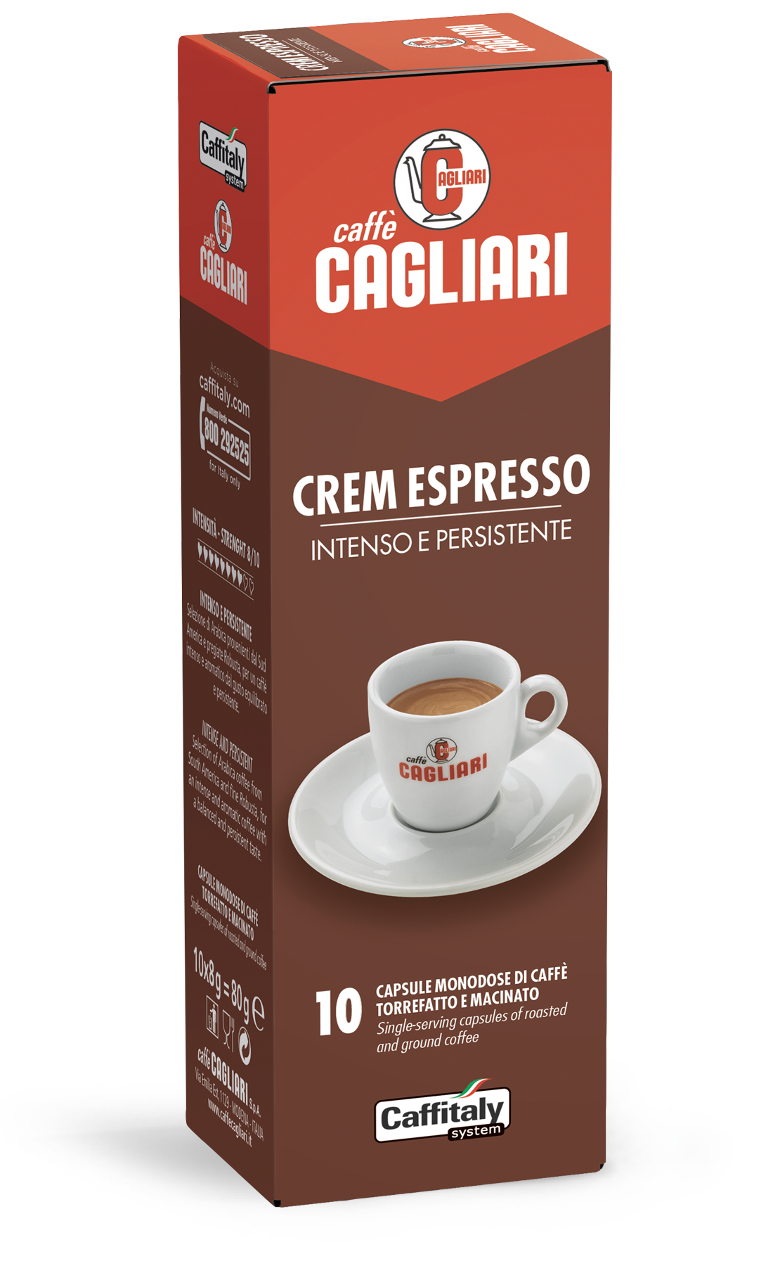 48 Capsule Caffè Caffitaly System - Confezione Risparmio - Crem Espresso Cagliari