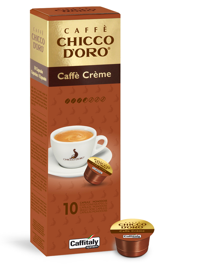 Caffitaly 10 Capsule Caffè Chicco d'Oro - Caffè Crème