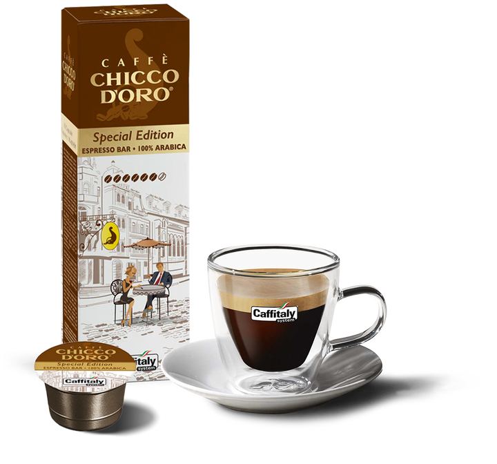 10 Capsule Espresso Bar 100% Arabica Caffè Chicco d'Oro