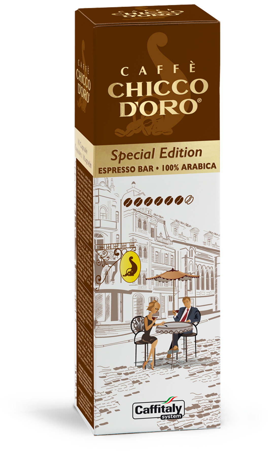 10 Capsule Caffitaly System Caffè Chicco d'Oro - Espresso Bar 100% Arabica