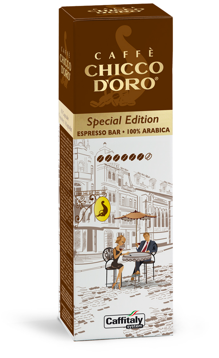 10 Capsule Espresso Bar 100% Arabica Caffè Chicco d'Oro