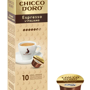 Caffitaly 10 Capsule Caffè Chicco d'Oro - Caffè Crème
