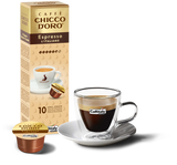 10 Capsule Caffè Espresso l'Italiano Chicco d'Oro – Compatibili Caffitaly System