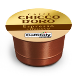 10 Capsule Caffè Espresso l'Italiano Chicco d'Oro – Compatibili Caffitaly System