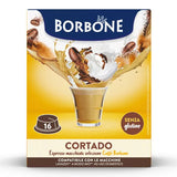 16 Capsule Borbone Compatibili A Modo Mio - CORTADO al gusto espresso macchiato