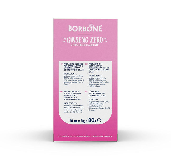 Borbone Caffè Ginseng zero - 16 Capsule compatibili con Lavazza A Modo Mio