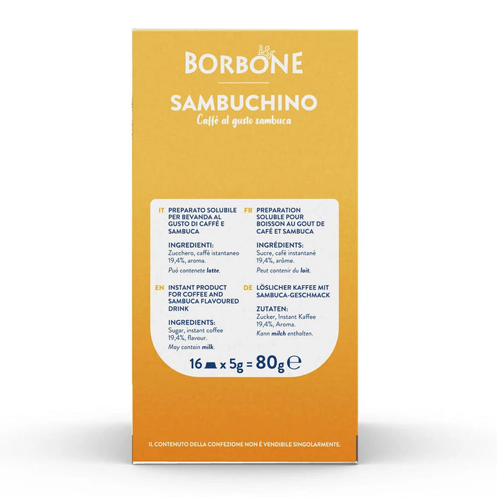 Borbone Sambuchino - 16 Capsule Compatibili Lavazza A Modo Mio