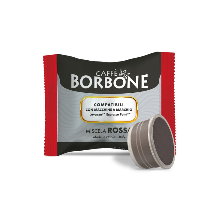 100 Capsule BORBONE Rossa compatibili con Espresso Point