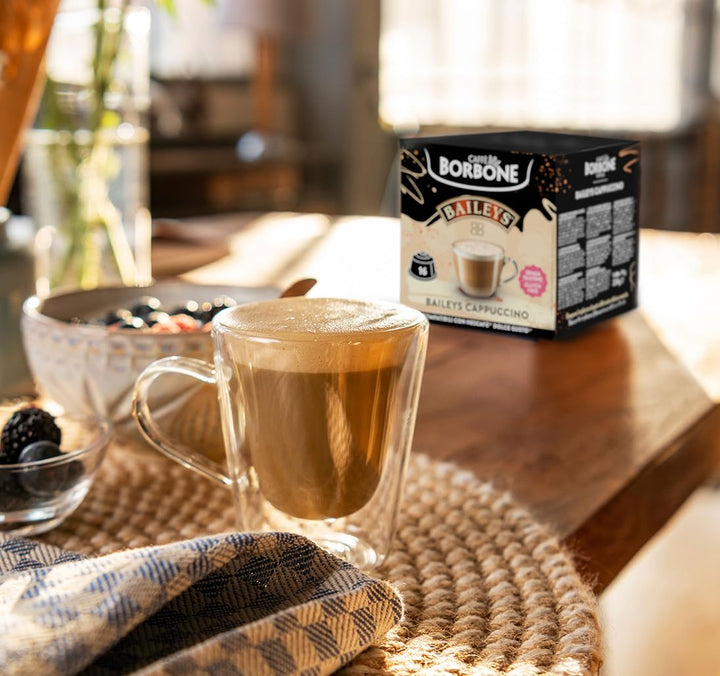 Borbone Baileys Cappuccino – 16 capsule Compatibili Nescafé Dolce Gusto
