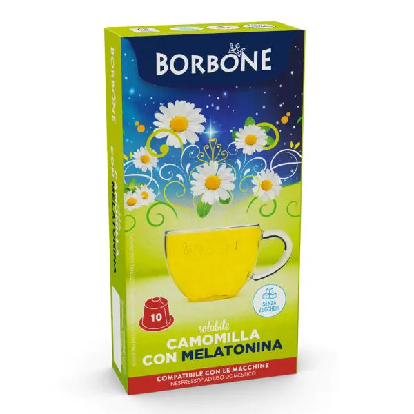 10 capsule Camomilla con Melatonina Borbone Compatibili Nespresso